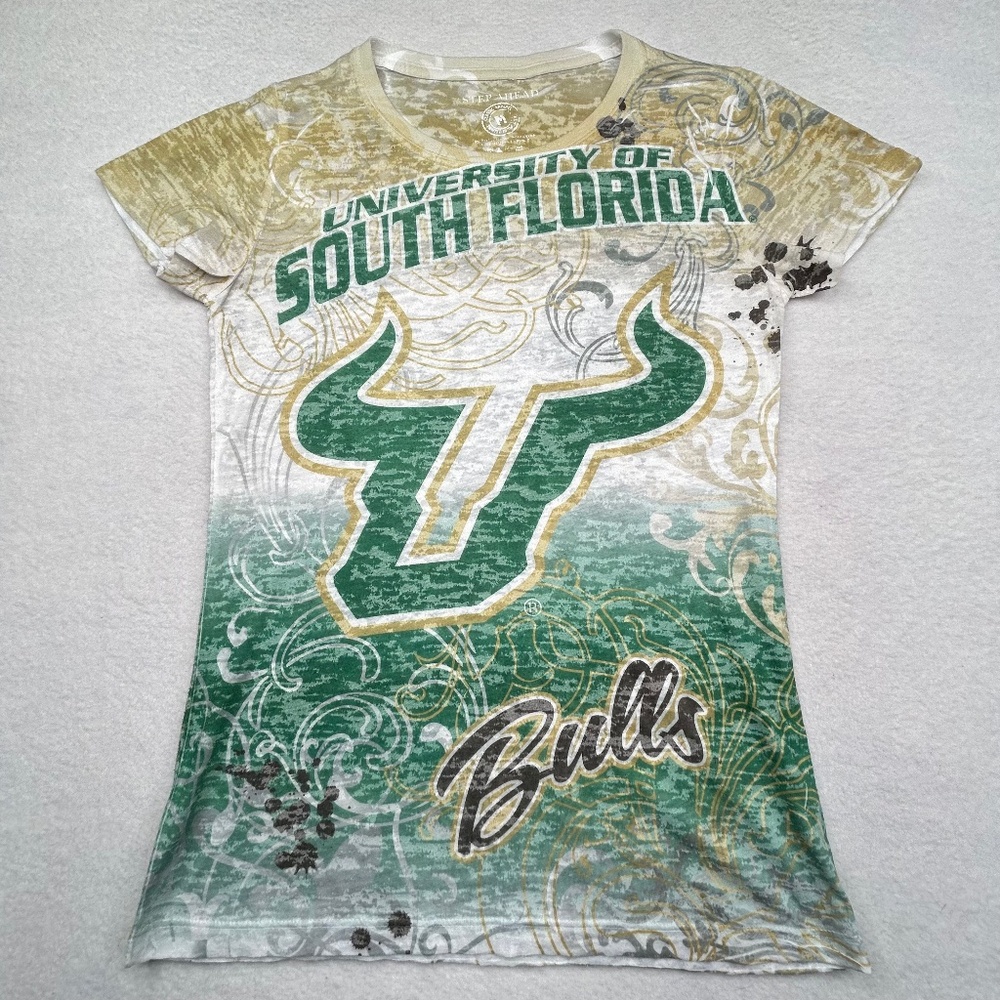 Step Ahead women's size Medium University of South Florida Bulls Back hit